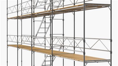 Construction Scaffolding Structure 3D model | 3D Molier International