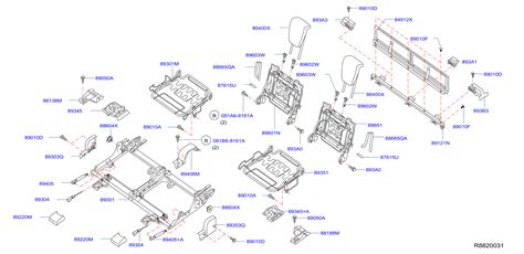 Nissan Rogue Bolt. Row, seats - 890A1-4BA0A | Murfreesboro Nissan, MURFREESBORO TN