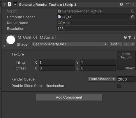 Compute Shader Unity 的图像结果