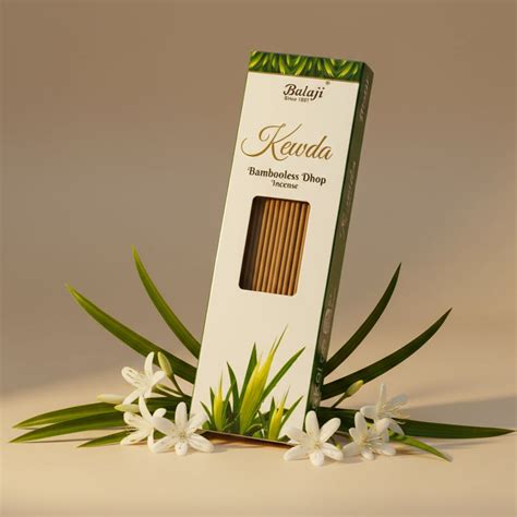 Balaji KEWDA Premium Thin Bambooless Dhoop Sticks (100 gm) – aavyaa