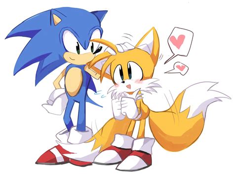 stuff on Twitter: "なでなで… " Tails Cute Fan art Sonic 3, Sonic And Amy ...