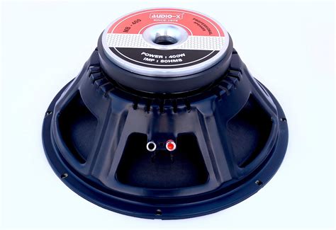 AUDiO-X MB-400 400W RMS at 8 OMS Speaker | 15 inch Speaker for DJ ...