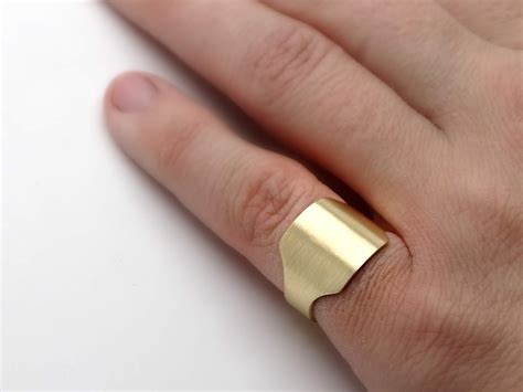 Buy mens signet ring gold, gold signet ring men, signet ring women gold ...