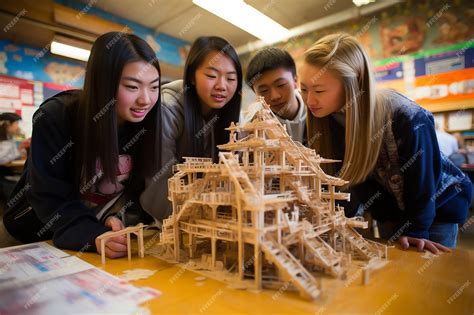Premium Photo | Students engaged in stem project in classroom
