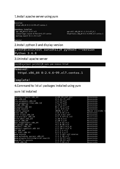 Assign 1 - Applied chemistry for CSE strem - 1 apache server using yum ...
