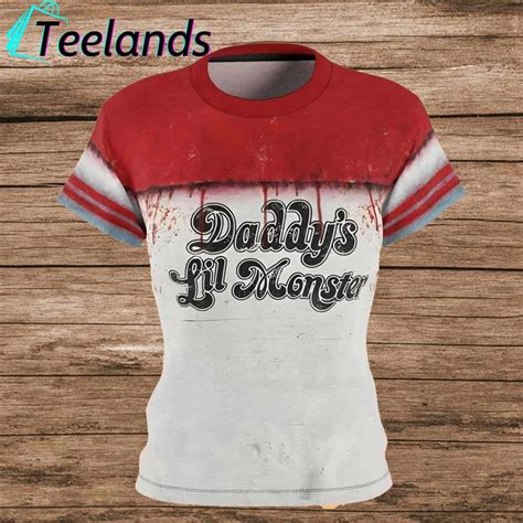 Harley Quinn Daddys Lil Monster Costume T-shirt - teelands