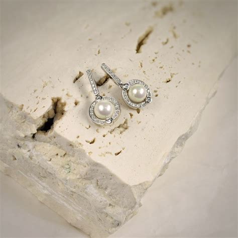 Pendientes de Plata con Perlas