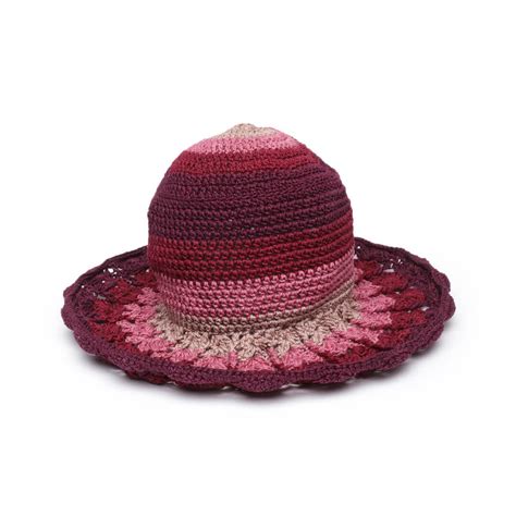 Shades of Mauve Crochet Sun Hat - 3245 – Magic Needles
