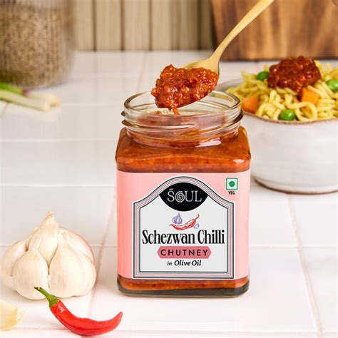 Buy Spicy Fusion Combo – Schezwan Chutney & Garlic Pickle | ADF Soul Foods
