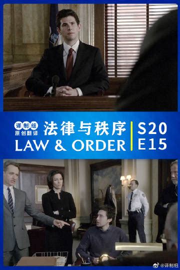 #法律与秩序# 第二十季第十五集 绝妙的伪... 来自译制组 - 微博