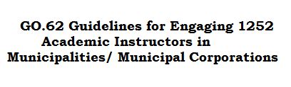 GO.62 Guidelines for Engaging 1252 Academic Instructors in ...