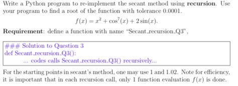 Image result for Metode Secant Flowchart with Python