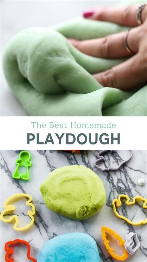 This is an easy 2 ingredient edible playdough that your kids will love ...