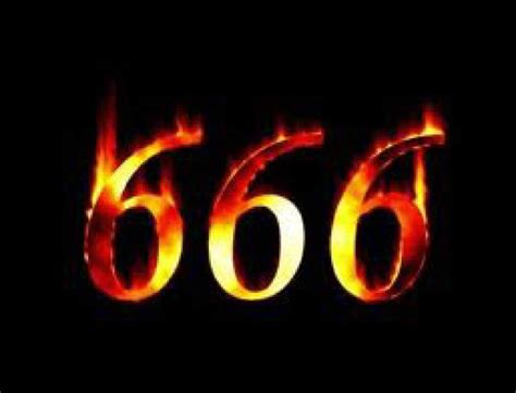 666 Die Zahl Des Tieres Mit Dem Symbol Luzifer Stock Vector by ©shawlin ...