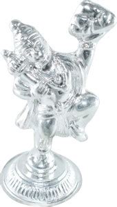 KMJ pure silver Hanuman idol/stutue for pooja and gifting purpose (wt ...