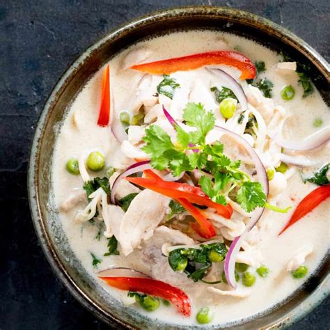 Thai Coconut Chicken Soup Low Carb at Gregory White blog