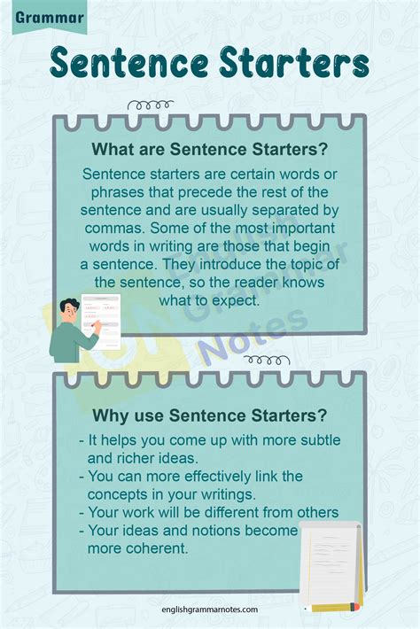 Sentence Starters With L at Lee Porter blog