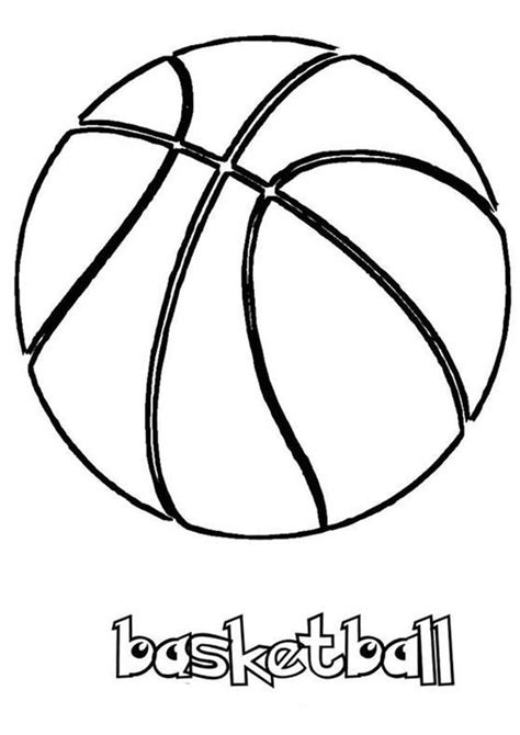 Free & Easy To Print Basketball Coloring Pages - Tulamama