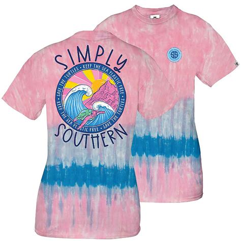 Simply Southern Youth Size Save Turtle T-Shirt for Girls in Candy