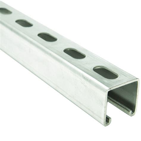 Newhouse Electric 1-5/8 in. 12 Gauge Metal Strut Channel with Slotted ...