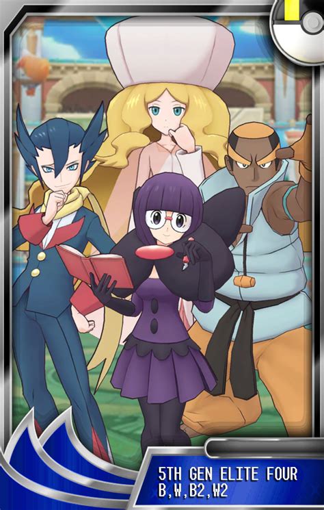 Pokemon - Elite Four Unova by leopassos100 on DeviantArt