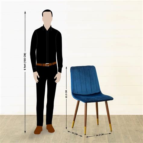 Buy Noir Novelty Set of 2 Velvet Dining Chairs - Blue from Home Centre ...