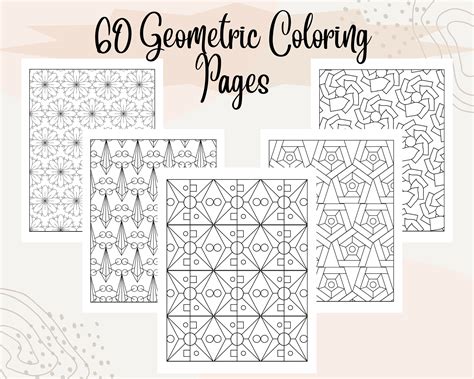 Geometric Design Coloring Pages