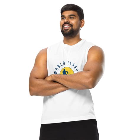 WLF "DeRusha" Muscle Shirt (White) - FlingGolf®