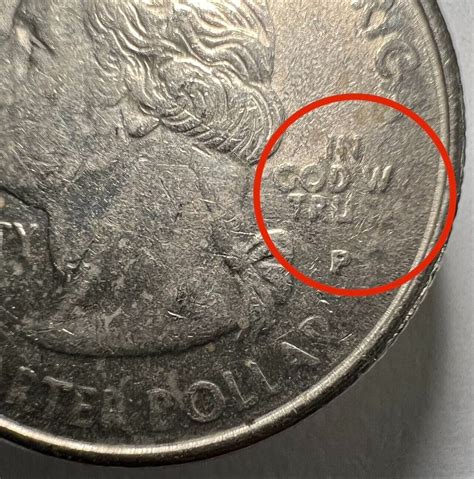 Error Coin: Connecticut State Quarter, 1999P, MISSING LETTERS - JBvalu.com