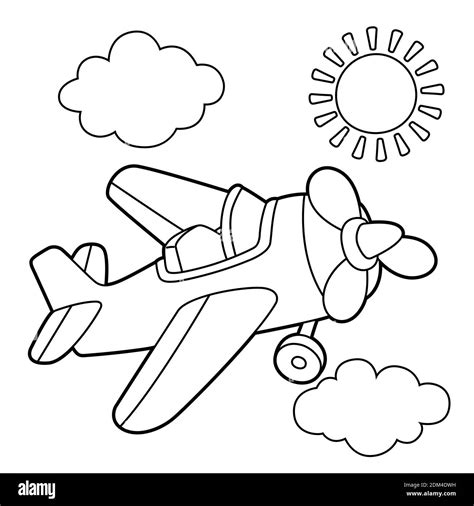 Airplane Coloring Pages