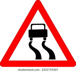Image result for Slippery Pavement Sign