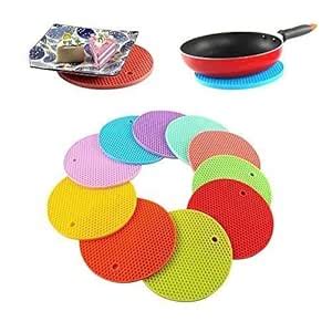 Buy Instakart Silicone Anti Hot Heat Resistant Pot Holder Disc Pads Car ...