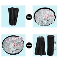 Buy PowerPak 90 cm 16K Black/Silver Portable Deep Photo Studio ...