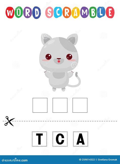 Image result for Cartoon Image Word Practice