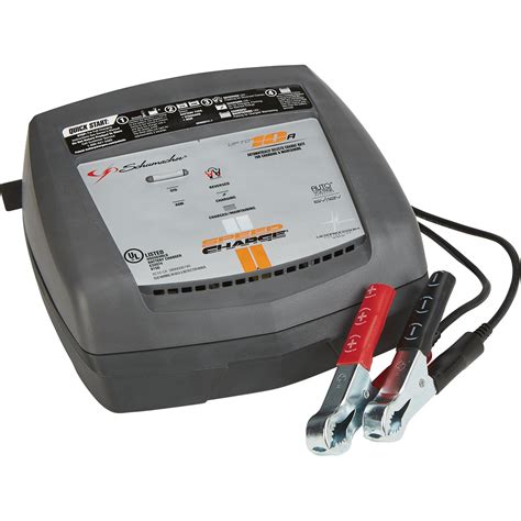 Schumacher 10 Amp 6/12 Volt Fully Automatic Battery Charger — 3-Stage ...