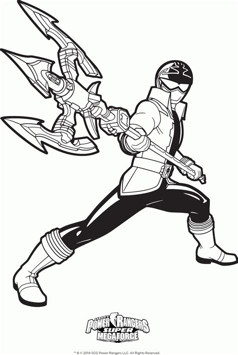 Free Coloring Pages Of Power Rangers Jungle Fury, Download Free ...