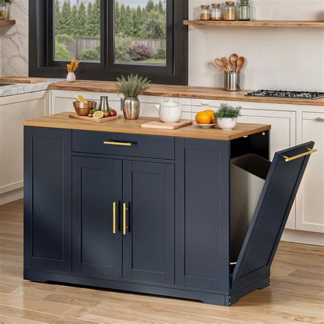 Winston Porter Jaryel Wood Kitchen Island - Wayfair Canada