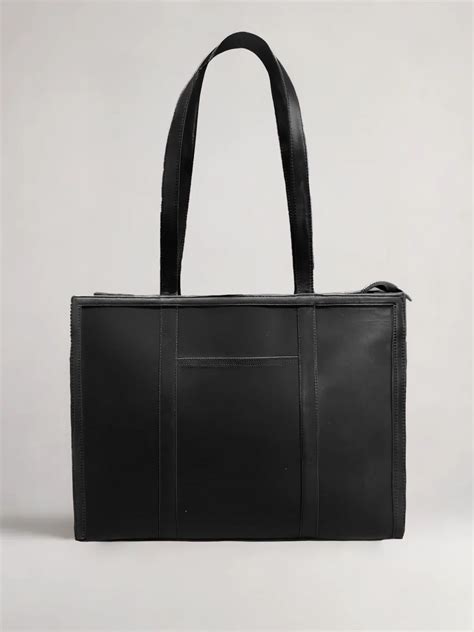 The Urban Ajrakh Tote Black