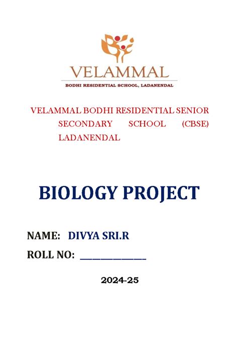 Divya SRI - Very easy notes - VELAMMAL BODHI RESIDENTIAL SENIOR ...