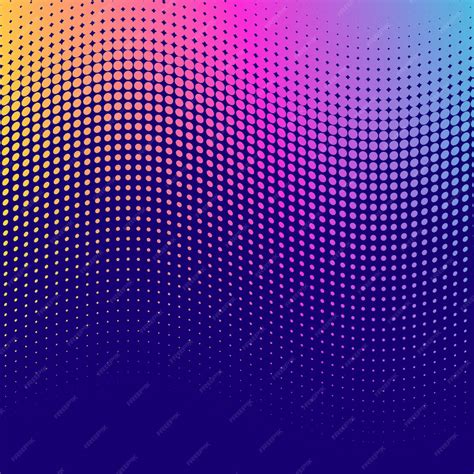Retro-Stil Halbton-Textur lebendiges Hintergrunddesign | Kostenlose Vektor