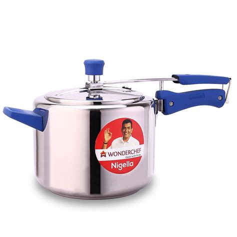 Buy Wonderchef Nigella Inner Lid Stainless Steel Pressure Cooker, 5 ...