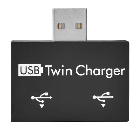 Buy Mini USB Hub, 2 Port USB Twin Charger Splitter Adapter Kit ...