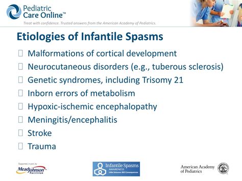 PPT - Infantile Spasms Mary L. Zupanc, MD, FAAP PowerPoint Presentation - ID:9111798