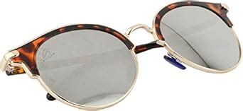 Buy AISLIN® Mirrored Butterfly Women's Sunglasses - (Large | Silver ...