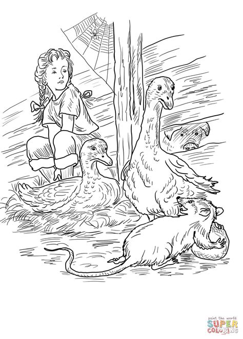 Printable Charlotte's Web Characters - Free coloring pages to print