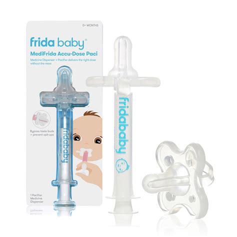 Frida Baby MediFrida Accu-Dose Baby Medicine Syringe with Pacifier Tip ...