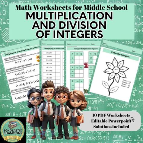 Image result for Middle School Math Worksheets