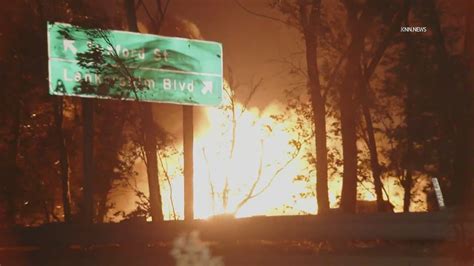 Hurst Fire in Sylmar prompts mandatory evacuations | KTLA