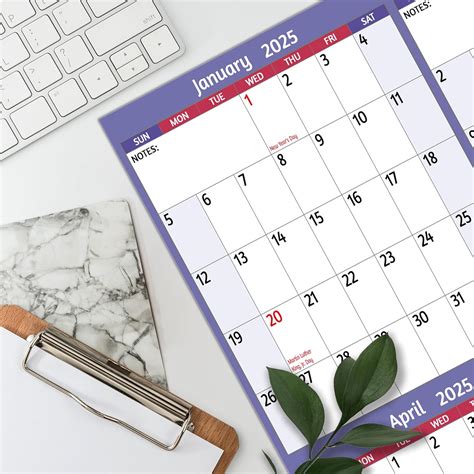 BowCuk 2025 Yearly Wall Calendar - Large Yearly Calendar India | Ubuy
