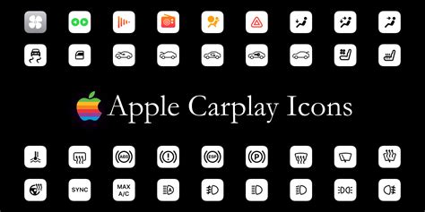 Apple Carplay icons (mock up) | Figma